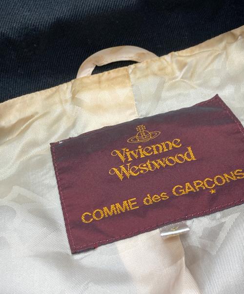 Vivienne Westwood（ヴィヴィアンウエストウッド）Vivienne Westwood (ヴィヴィアンウエストウッド) COMME des GARCONS (コムデギャルソン) ジャケット ブラック サイズ:UK12の古着・服飾アイテム