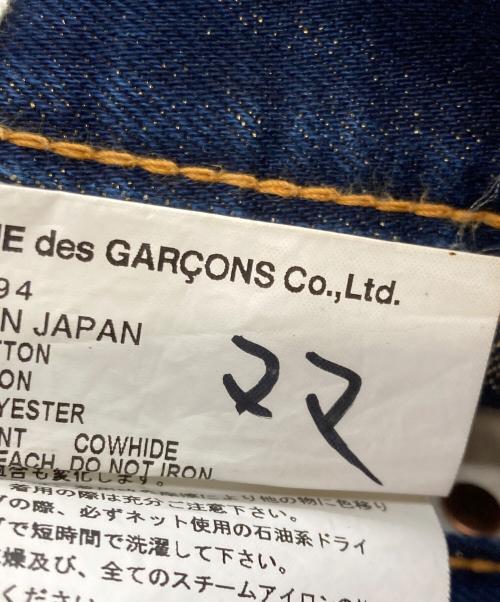 JUNYA WATANABE COMME des GARCONS（(ジュンヤワタナベ コムデギャルソン）JUNYA WATANABE COMME des GARCONS ((ジュンヤワタナベ コムデギャルソン) デニムパンツ インディゴ サイズ:Ｍの古着・服飾アイテム