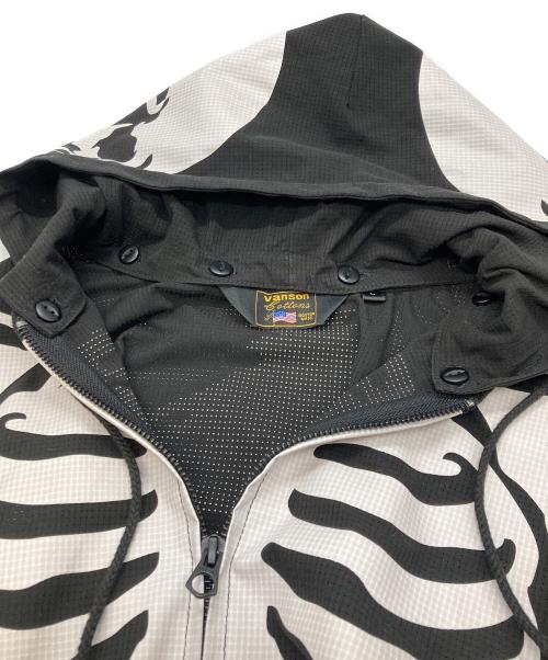 VANSON（バンソン）VANSON (バンソン) スカルジップパーカー ブラック サイズ:Ⅼの古着・服飾アイテム
