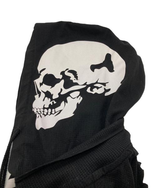 VANSON（バンソン）VANSON (バンソン) スカルジップパーカー ブラック サイズ:Ⅼの古着・服飾アイテム