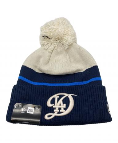 中古・古着通販】New Era (ニューエラ) ポンポンニット帽 ホワイト