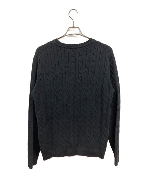 LACOSTE（ラコステ）LACOSTE (ラコステ) ハイゲージニット ブラック サイズ:Lの古着・服飾アイテム