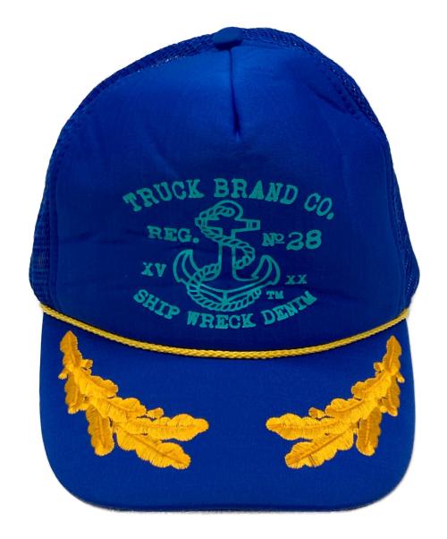 NISSIN CAP（ニッスンキャップ）NISSIN CAP (ニッスンキャップ) キャップ ブルーの古着・服飾アイテム