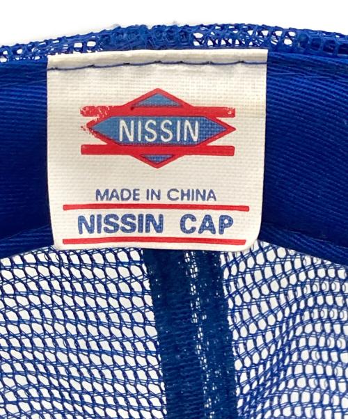 NISSIN CAP（ニッスンキャップ）NISSIN CAP (ニッスンキャップ) キャップ ブルーの古着・服飾アイテム