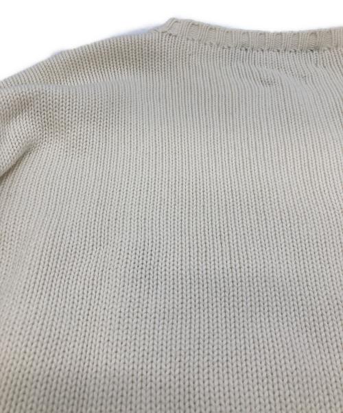 POLO RALPH LAUREN（ポロ・ラルフローレン）POLO RALPH LAUREN (ポロ・ラルフローレン) ポニーロゴニット ホワイト サイズ:Ⅼの古着・服飾アイテム