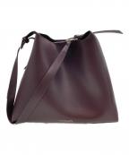 CHARLES & KEITHチャールズアンドキース）の古着「ダブルバックル トラぺーズホーボーバッグ」｜ブラウン