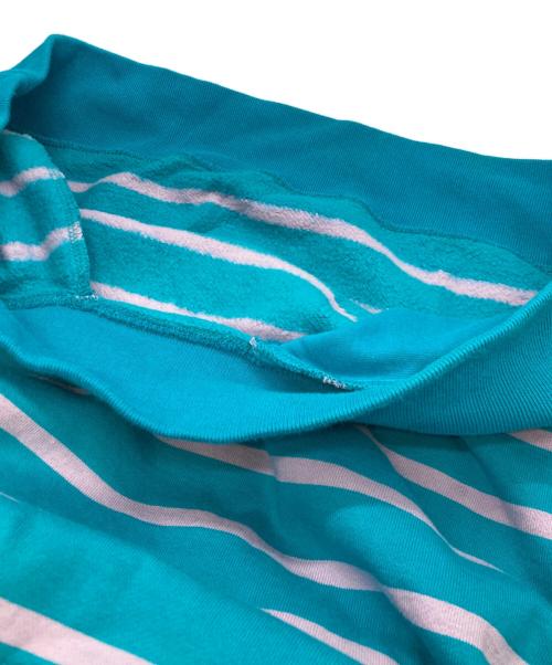 SUPREME（シュプリーム）Supreme (シュプリーム) 16AWストライプハーフジップスウェット ブルー サイズ:Mの古着・服飾アイテム