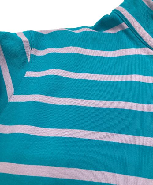 SUPREME（シュプリーム）Supreme (シュプリーム) 16AWストライプハーフジップスウェット ブルー サイズ:Mの古着・服飾アイテム