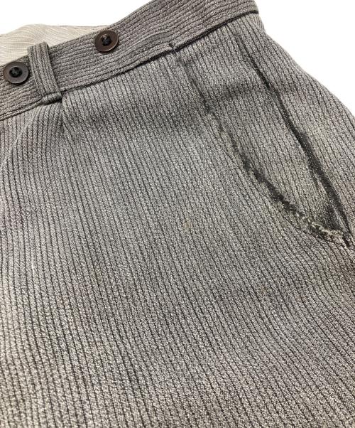 LE VETEMENT DE FORCE 3 etoiles（ル・ヴェトモン・ド・フォルス）LE VETEMENT DE FORCE 3 etoiles (ル・ヴェトモン・ド・フォルス) ピケパンツ グレー サイズ:不明の古着・服飾アイテム