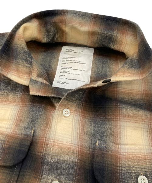 WTAPS（ダブルタップス）WTAPS (ダブルタップス) VATOS L/Sシャツ ブラウン サイズ:Mの古着・服飾アイテム