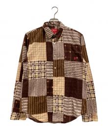 SUPREME（シュプリーム）の古着「15AW Printed Patchwork Flannel Shirt」｜ブラウン