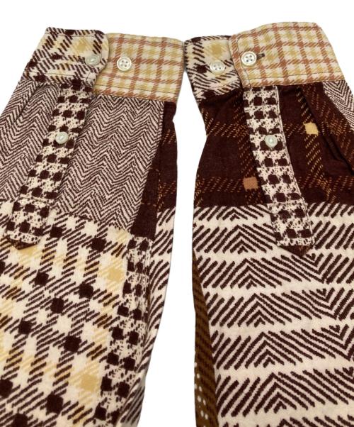 SUPREME（シュプリーム）Supreme (シュプリーム) 15AW Printed Patchwork Flannel Shirt ブラウン サイズ:Ｍの古着・服飾アイテム