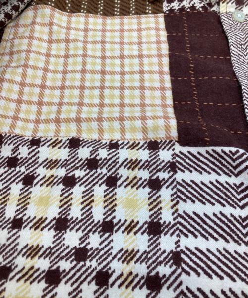 SUPREME（シュプリーム）Supreme (シュプリーム) 15AW Printed Patchwork Flannel Shirt ブラウン サイズ:Ｍの古着・服飾アイテム