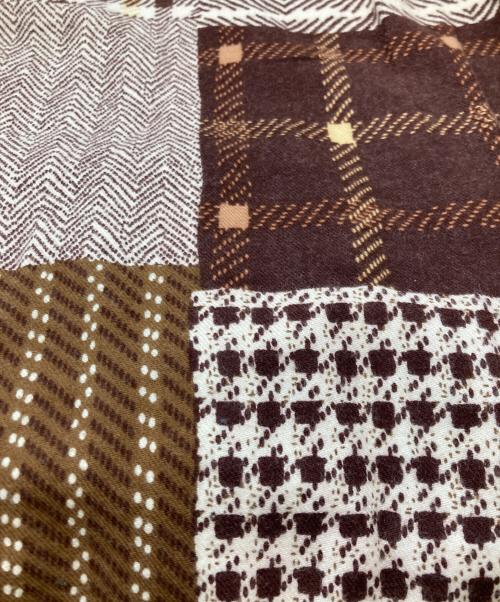 SUPREME（シュプリーム）Supreme (シュプリーム) 15AW Printed Patchwork Flannel Shirt ブラウン サイズ:Ｍの古着・服飾アイテム