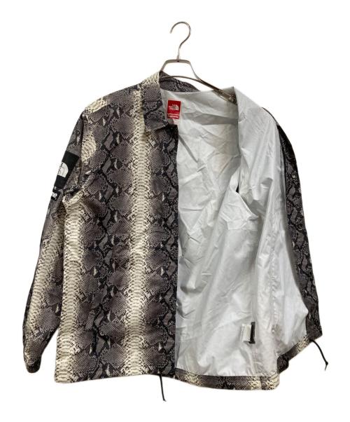 THE NORTH FACE（ザ ノース フェイス）THE NORTH FACE (ザ ノース フェイス) Supreme (シュプリーム) 18SS Taped Seam Coaches Jacket ブラック×ホワイト サイズ:Mの古着・服飾アイテム