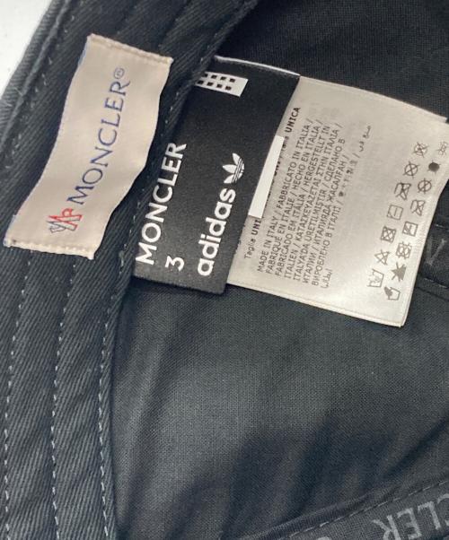 adidas（アディダス）adidas (アディダス) MONCLER GENIUS 3 (モンクレール ジーニアス) キャップ ブラックの古着・服飾アイテム