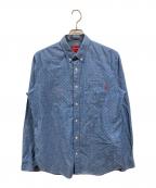 SUPREMEシュプリーム）の古着「12SS Polka Dot Shirt」｜ブルー