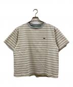 LACOSTE×B:MING by BEAMSラコステ×ビーミングバイビームス）の古着「別注カノコ半袖カットソー」｜ベージュ