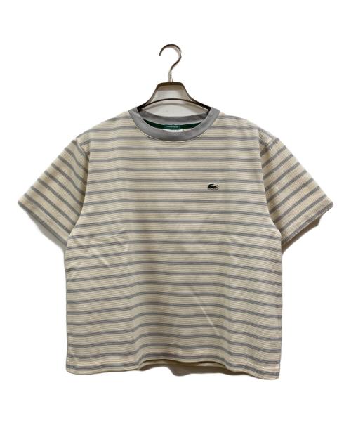 LACOSTE（ラコステ）LACOSTE (ラコステ) B:MING by BEAMS (ビーミングバイビームス) 別注カノコ半袖カットソー ベージュ サイズ:XXSの古着・服飾アイテム