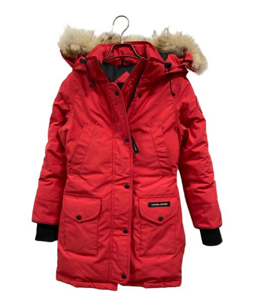 CANADA GOOSE（カナダグース）CANADA GOOSE (カナダグース) Trillium Parka Fusion Fit Heritage レッド サイズ:2XSの古着・服飾アイテム