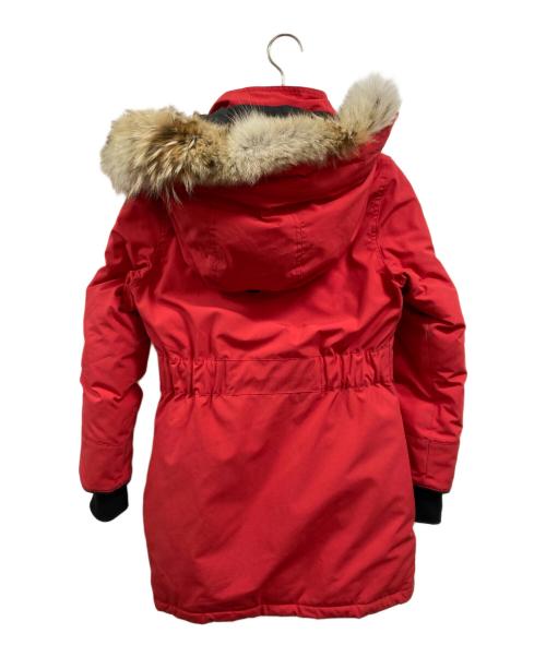 CANADA GOOSE（カナダグース）CANADA GOOSE (カナダグース) Trillium Parka Fusion Fit Heritage レッド サイズ:2XSの古着・服飾アイテム