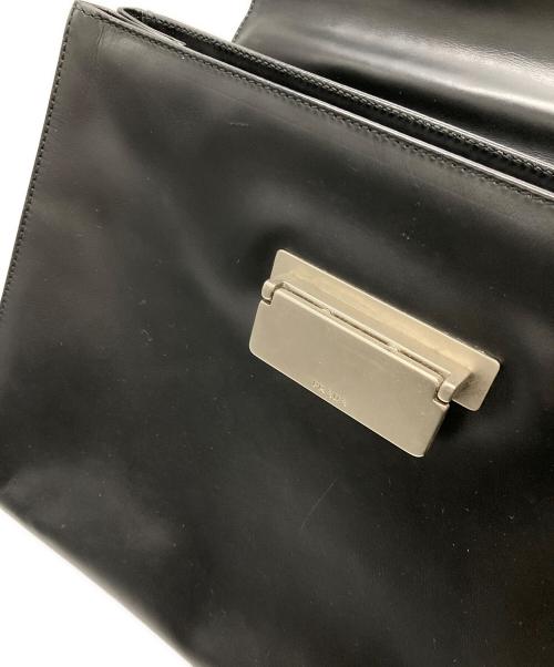 PRADA（プラダ）PRADA (プラダ) VITELLO LISSATO ハンドバッグ ブラックの古着・服飾アイテム