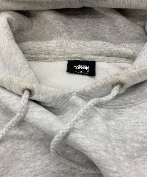 stussy（ステューシー）stussy (ステューシー) プルオーバーパーカー グレー サイズ:Sの古着・服飾アイテム