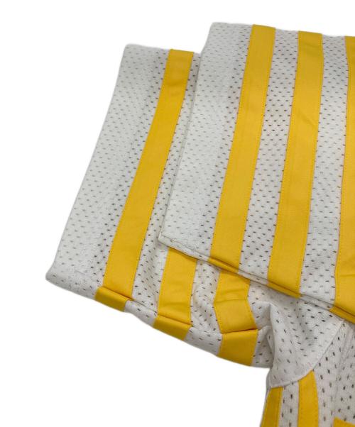 adidas（アディダス）adidas (アディダス) ゲームシャツ ネイビー×ホワイト サイズ:XLの古着・服飾アイテム