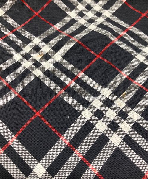 Burberry's（バーバリー）Burberry's (バーバリー) チェックスカート ブラック×ホワイト サイズ:46の古着・服飾アイテム