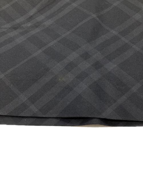 Burberry's（バーバリー）Burberry's (バーバリー) チェックロングスカート ブラック サイズ:44の古着・服飾アイテム