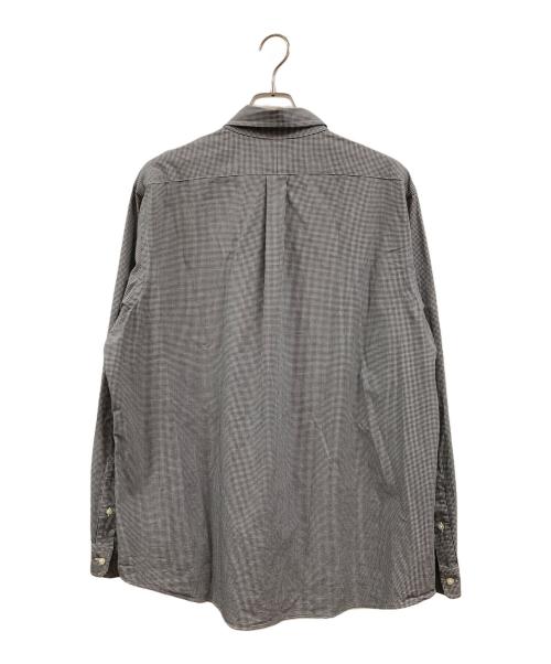 POLO RALPH LAUREN（ポロ・ラルフローレン）POLO RALPH LAUREN (ポロ・ラルフローレン) ボタンダウンシャツ ブラック×ホワイト サイズ:XLの古着・服飾アイテム