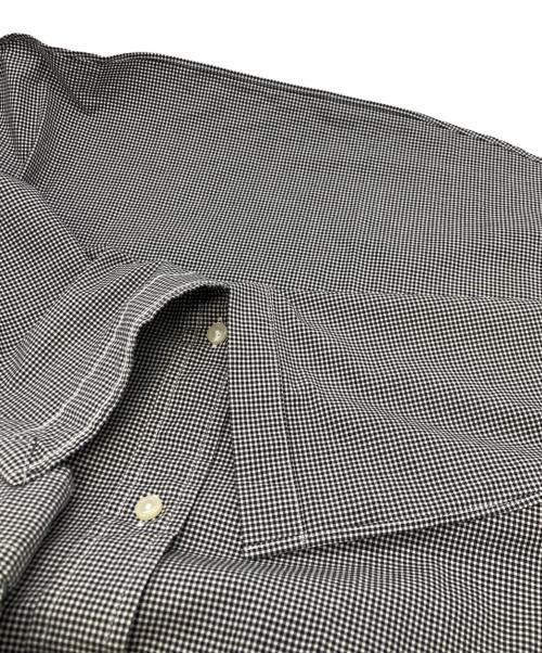 POLO RALPH LAUREN（ポロ・ラルフローレン）POLO RALPH LAUREN (ポロ・ラルフローレン) ボタンダウンシャツ ブラック×ホワイト サイズ:XLの古着・服飾アイテム