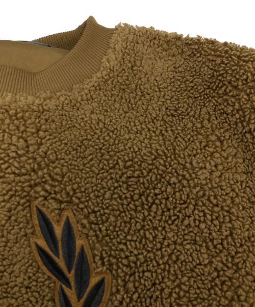 FRED PERRY（フレッドペリー）FRED PERRY (フレッドペリー) フリーススウェット ブラウン サイズ:Ⅼの古着・服飾アイテム