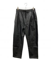 FREAK'S STORE（フリークスストア）の古着「エコレザーパンツ」｜ブラック
