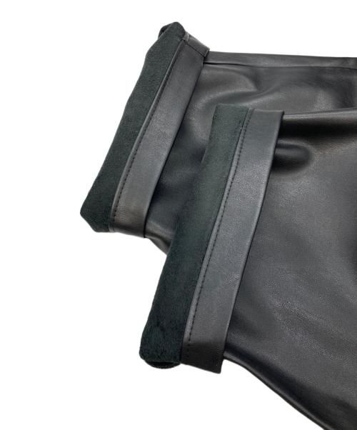 FREAK'S STORE（フリークスストア）FREAK'S STORE (フリークスストア) エコレザーパンツ ブラック サイズ:Ⅼの古着・服飾アイテム