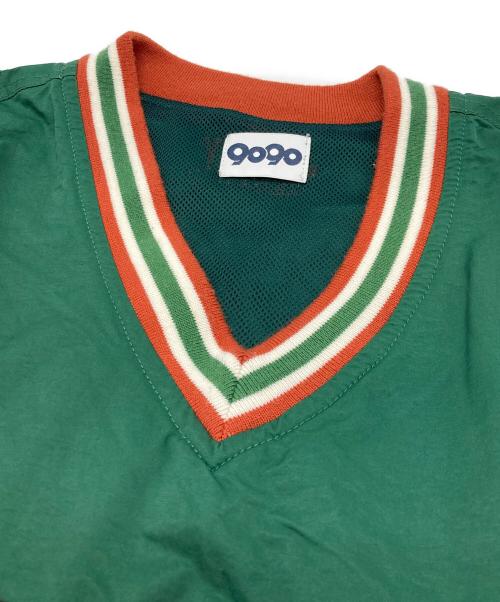9090（9090）9090 (9090) Angel Nylon Pullover グリーン サイズ:XLの古着・服飾アイテム