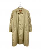 Burberry'sバーバリー）の古着「ライナー付裏ノバチェックステンカラーコート」｜ベージュ