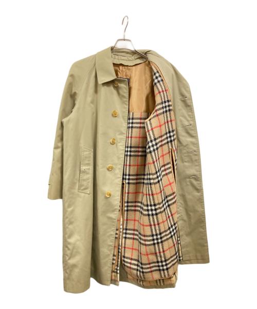 Burberry's（バーバリー）Burberry's (バーバリー) ライナー付裏ノバチェックステンカラーコート ベージュ サイズ:不明の古着・服飾アイテム