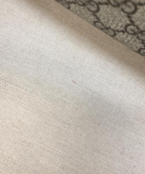 GUCCI（グッチ）GUCCI (グッチ) シェリーラインPVCトートバッグ ベージュ×ブラウンの古着・服飾アイテム