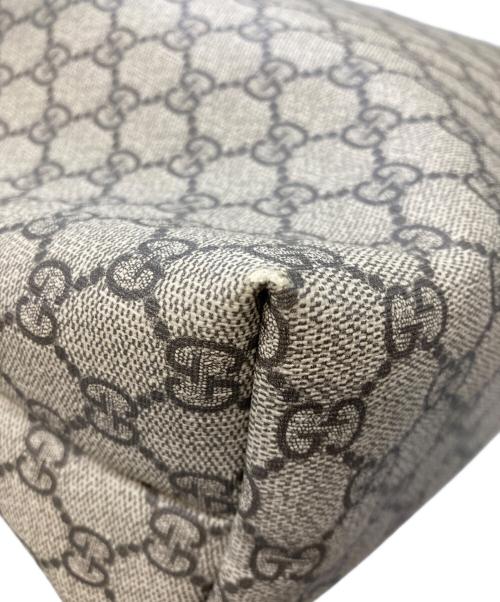 GUCCI（グッチ）GUCCI (グッチ) シェリーラインPVCトートバッグ ベージュ×ブラウンの古着・服飾アイテム