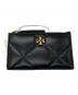 TORY BURCH（トリーバーチ）の古着「キルティングカードケース」｜ブラック