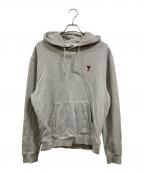 AMI Alexandre Mattiussiアミアレクサンドルマテュッシ）の古着「AMI DE COEUR HOODIE」｜グレー