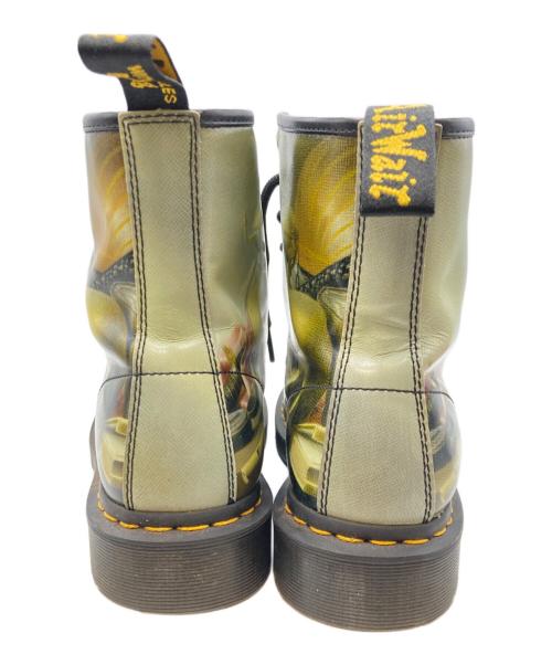 Dr.Martens（ドクターマーチン）Dr.Martens (ドクターマーチン) THE NATIONAL GALLERY (ナショナル・ギャラリー) 1460 8ホールブーツ グリーン サイズ:UK7の古着・服飾アイテム