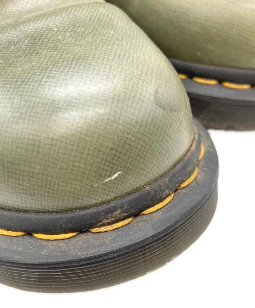 Dr.Martens（ドクターマーチン）Dr.Martens (ドクターマーチン) THE NATIONAL GALLERY (ナショナル・ギャラリー) 1460 8ホールブーツ グリーン サイズ:UK7の古着・服飾アイテム