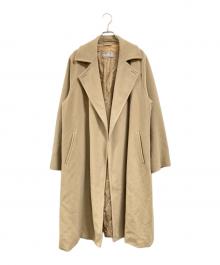 MaxMara（マックスマーラ）の古着「ラナウールコート」｜ベージュ