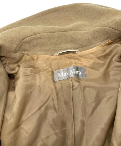MaxMara（マックスマーラ）MaxMara (マックスマーラ) ラナウールコート ベージュ サイズ:42の古着・服飾アイテム