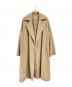 MaxMara（マックスマーラ）の古着「ラナウールコート」｜ベージュ