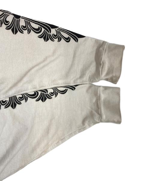 CHROME HEARTS（クロムハーツ）CHROME HEARTS (クロムハーツ) ホースシュークルーネックスウェットシャツ ホワイト サイズ:Ｍの古着・服飾アイテム