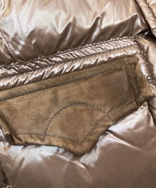 NUMBER (N)INE（ナンバーナイン）NUMBER (N)INE (ナンバーナイン) 08AW PORTLAND期 シープスキンスエード切り替え ダウンベスト ブラウン サイズ:Ｍの古着・服飾アイテム