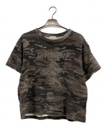 ANDER HUNK（アンダーハンク）の古着「Camouflage Short T-shirt」｜ブラウン